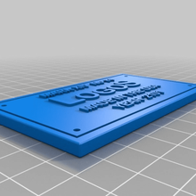 logos nameplate movie movies prop props plaque the signs_logos 3d print model - Mito3D