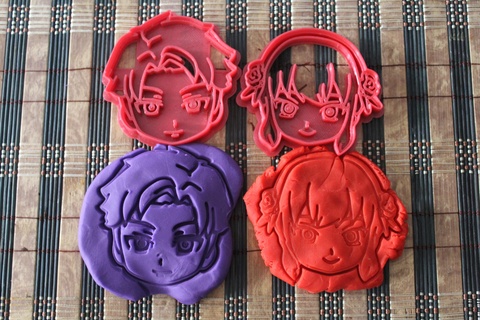 loid yor forger cookie cutter Tools anya spyxfamily anime waku chimera 3d print model - Mito3D
