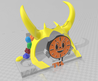 Loki manette supporter merveille vtt disney dague ps5 playstation pierres 3d print model - Mito3D