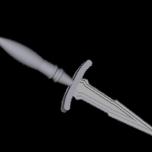 loki dagger weapon prop cosplay 3d print model - Mito3D