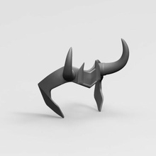 Loki kafa bandı thiara diadem Kostüm oyunu 3d izlenim zevk almak Sanat boynuz 3d print model - Mito3D