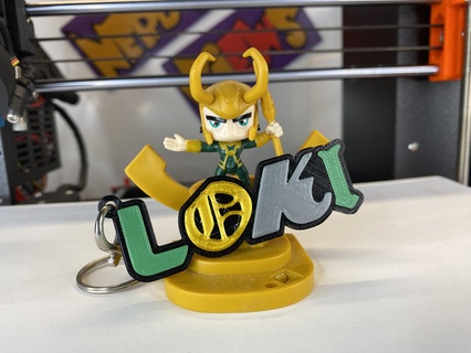 Loki porte clés Loki merveille porte clés Thor 3d print model - Mito3D