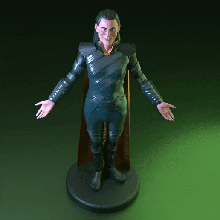 loki estatua 3d print model - Mito3D