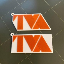 Loki TVA logo porte clés bijoux 3d merveille 3d print model - Mito3D