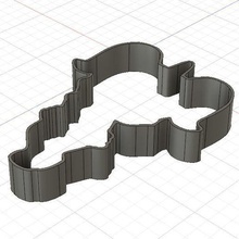 lol boneca cookie fondant de corte vários cortador 3d print model - Mito3D