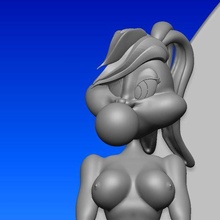 Lola bikini nsfw 01 Sanat oyuncak 3d print model - Mito3D