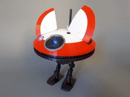 lola lol la59 droïde obi wan Kenobi robot étoile guerres lo articulé jouet leia Princesse 3d print model - Mito3D