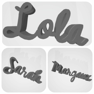 lola Margaux Sarah 3d print model - Mito3D