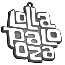 lollapalooza llavero 3d print model - Mito3D
