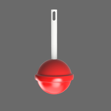 lollipop earring 3d print model - Mito3D