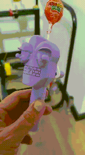 chupete rotador mario bross luigi hermanos 3d juguete giratorio caramelo juego azar diseño manivela mecanismo engranajes vídeo juegos nintendo dulces original regalo interactivo adultos niños 3d print model - Mito3D