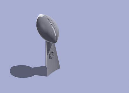 Lombardi trophée super Bowl réplique 3d print model - Mito3D