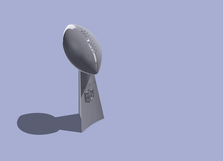 lombardi trophy superbowl replica 3d print model - Mito3D