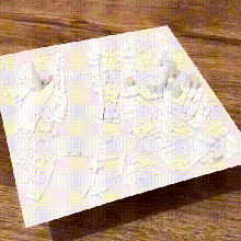 Londres ciudad miniatura 3d mapa arquitectura modelo urbano zona edificio centrar impresión fácil miniaturas 3d print model - Mito3D