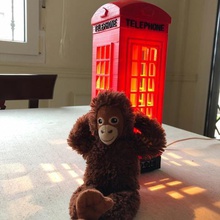 Londra telefon masa lambası sanat ev oyuncak hediye xyzchallenge 3d print model - Mito3D