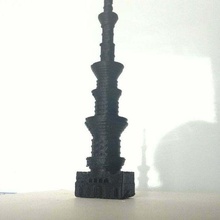 london tower design no 65 architecture 3d budmen eifel isaac project makerbot tinkercad buildings structures 3d print model - Mito3D