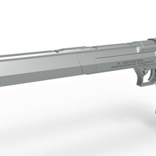 longo barril deserto Águia pistola pacificador filme suicídio pelotão 2021 longbarrel pacificadora arma esquadrão suicida fogo magnum scifi suporte réplica cosplay 3d print model - Mito3D