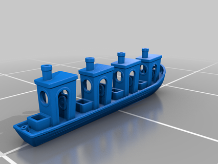 longue bancal 3dbenchy référence bateau 3d impression 3d print model - Mito3D