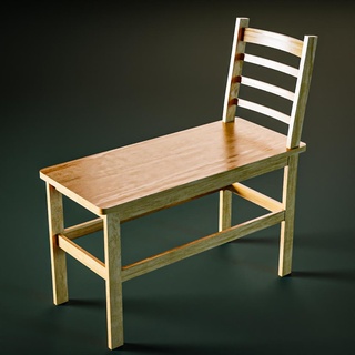 uzun sandalye salon mobilya mimari 3d print model - Mito3D