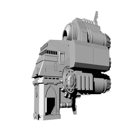 longo transportador beta gamão jogos martelo guerra cenário terreno nave espacial 3D print model - Mito3D