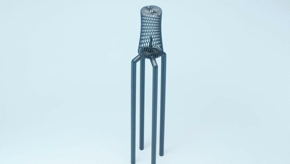 Beine Lampe Möbel Licht 3d print model - Mito3D