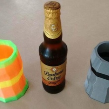 collo bottiglia isolante birra più fresco termico pranzo_cucina 3d print model - Mito3D