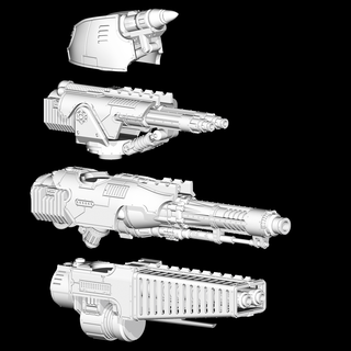 long range weapons pack 3d print model - Mito3D