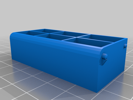 semana píldora organizador hogar casa personalizado contenedores 3d print model - Mito3D