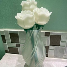 länger Rose Stängel Valentinstag 3d print model - Mito3D