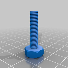 longer tripod mount screw customized parts 3d print model - Mito3D