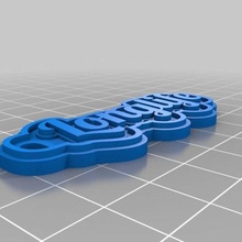langes Leben angepasst Schlüsselanhänger 3d print model - Mito3D