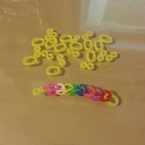 tear de borracha da banda clip-conector jóias pulseiras 3D print model - Mito3D
