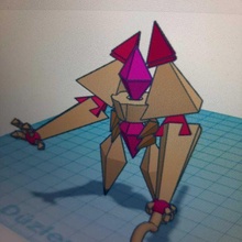loomian legacy pharoglyph game character figure 3d print model - Mito3D