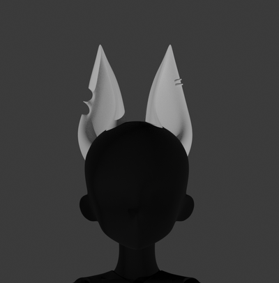 kulaklar kostüm oyunu merhaba patron kürklü kurt anime yıldırım süit 3d print model - Mito3D