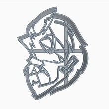 loona helluva boss hazbin hotel cookie cutter various animation youtube furry wolf 3d print model - Mito3D