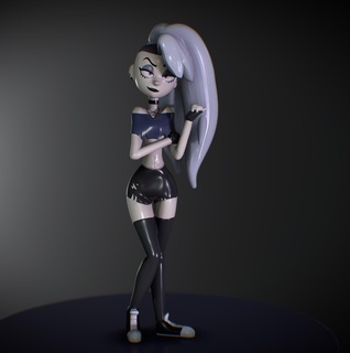 insan merhaba patron Kurt yıldırım kürklü furro kız 3d print model - Mito3D