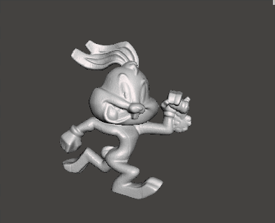 Looney melodiler şekil böcekler tavşan tavşanlar büyükanne piolin 3d çizimler karikatür wb Bugsbunny 3d print model - Mito3D