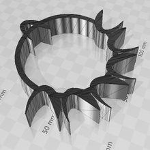 Schleife Ohrringe Schmuck Halsband Schlüssel Ring Ohr Ringe 3d print model - Mito3D