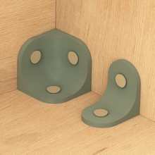 boucle support supports angle 90 degré meubles étagères étagère modulaire 3d print model - Mito3D