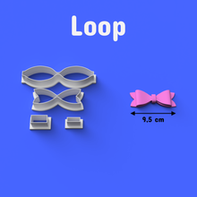 bucle de galleta cortador fondant casa galletas la masa loop 3d print model - Mito3D