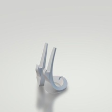 loop phone stand gadget booth iphone simple plugged 3d print model - Mito3D
