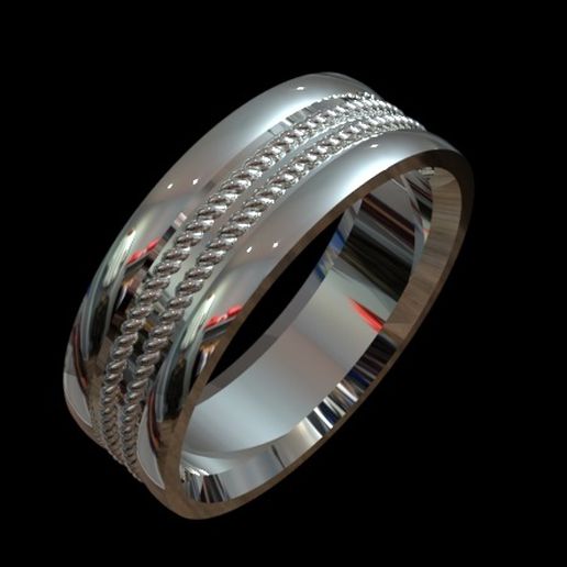 loop ring 3D print model - Mito3D