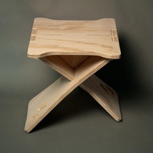 loop stool geo home 3d print model - Mito3D