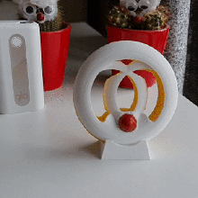 loopy ilmek yapıcı ikiz oyuncak spinner kıpır oyunbozan romanya döngü komik 3d print model - Mito3D