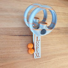 loopy xl looper blue orange games fidget toy gift fab spinner 3d print model - Mito3D
