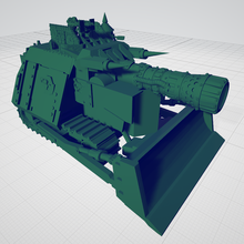 saccheggiato killdozer giga cannone scoppiare tiratore 3d print model - Mito3D