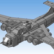 pillard bomber jeu jouet wh40k warhammer 40k 40000 warhammer40k la garde impériale astra militarum 3d print model - Mito3D