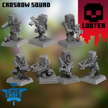looter crossbow squad game minecraft pillager villager steve killteam warhammer aos age sigmar warcry proxy 3d print model - Mito3D
