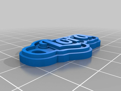 lora keychain customized keychains 3d print model - Mito3D