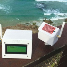 lora long range weather station tool - Elektronik Temperatur-sensor Regen-sensor lcd-Anzeige die Luftfeuchtigkeit arduino uno 20x4 lcd-display 3d print model - Mito3D